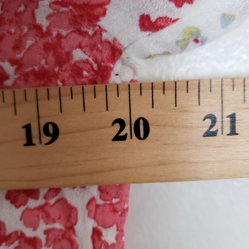 Lucky Brand Abstract Print Long Sleeve Chiffon Flowy Casual Blouse Size S - Picture 5 of 7